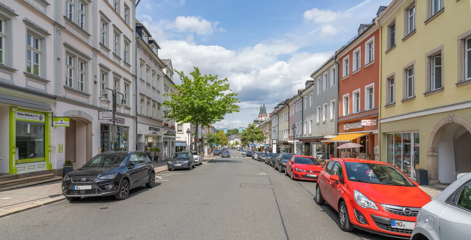 Ludwigstraße in Hof (Saale) – Foto: PantheraLeo1359531 / CC BY 4.0, Wikimedia Commons