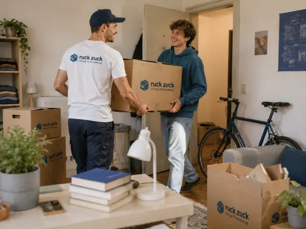 Studentenumzug – Ruck Zuck Umzug, eigenes Team